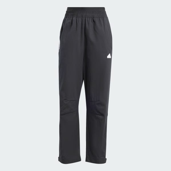 Adidas Women 3S Woven 7/8 Pants Running Black Yoga Bottom GYM Sweat-Pant  HT3398