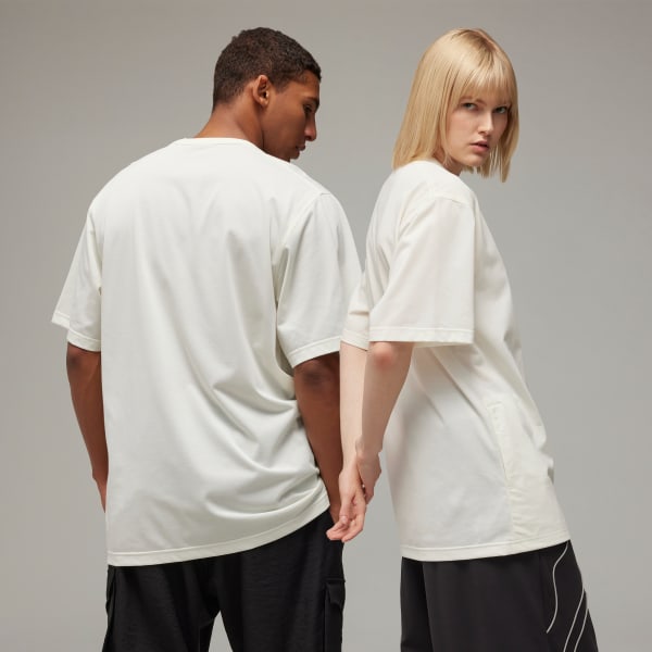 Hvid Y-3 Premium Short Sleeve T-shirt