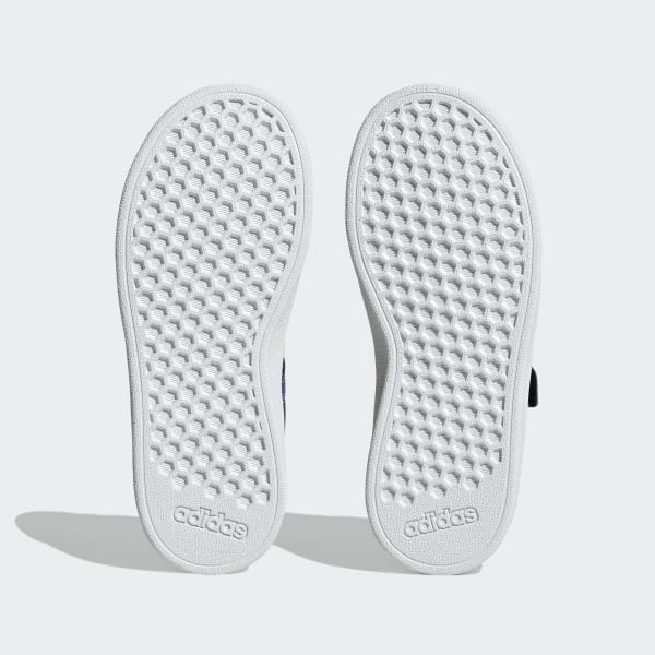 Preto Tênis Grand Court Elastic Lace and Top Strap