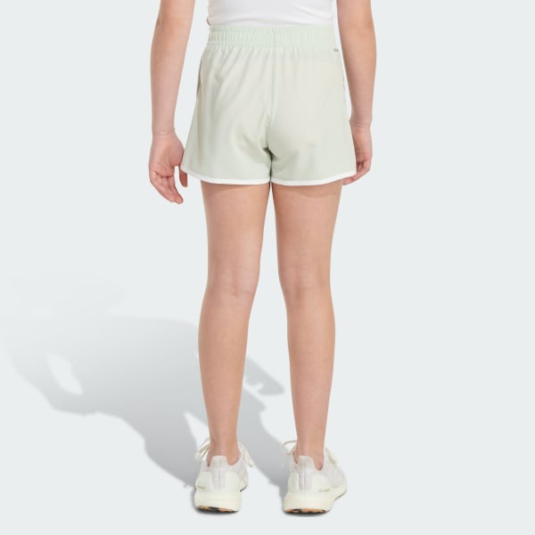 Green adidas Elastic Waistband Woven Shorts with Binding