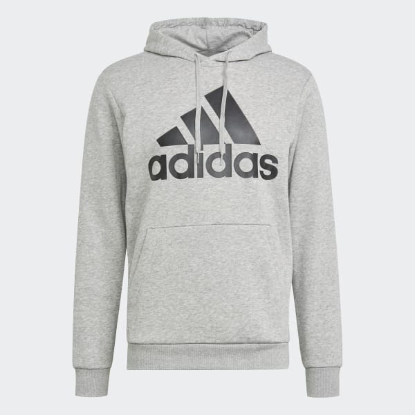 Cinzento Camisola com Capuz em Fleece Essentials