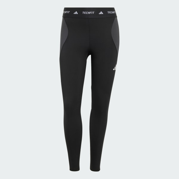 Preto Calça legging Techfit Workout Color Block 7/8