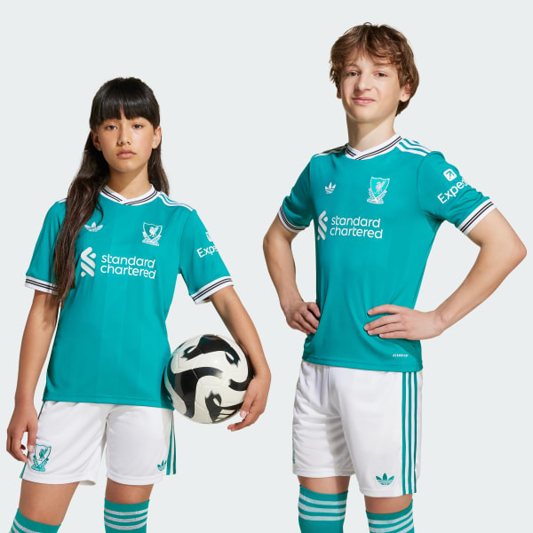 adidas Liverpool FC 25/26 Third Jersey Kids - Green | adidas