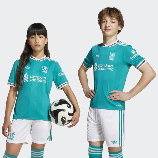 ウェア Liverpool Exclusive Green Uniform adidas Liverpool FC 25/26 Third Jersey Kids - Green | Free