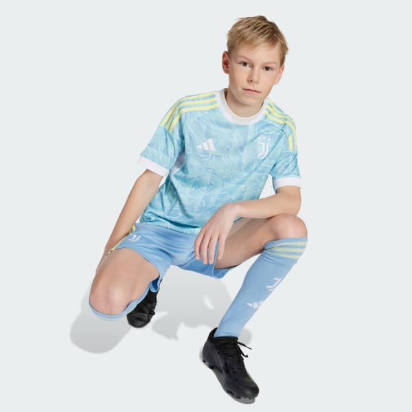 adidas Juventus 25/26 Away Jersey Kids Blue Free Shipping with
