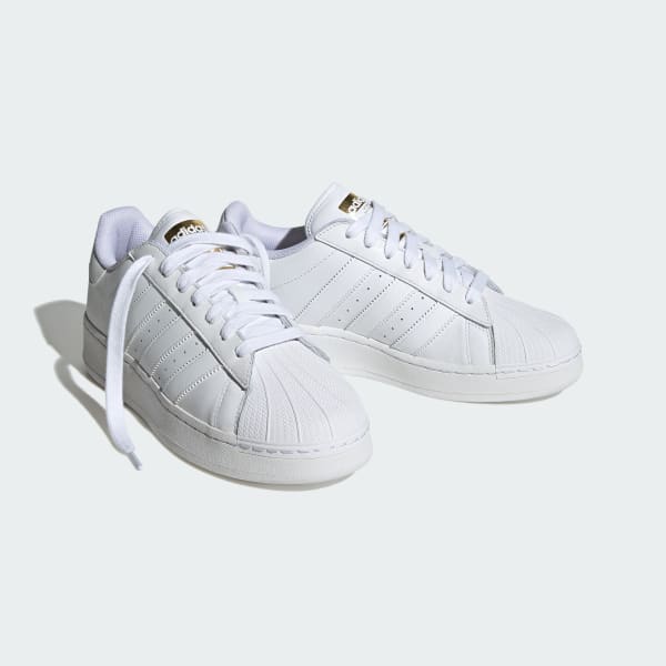 adidas superstar white gold mens