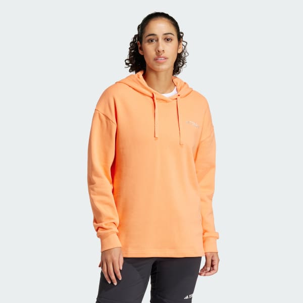 Orange Terrex Logo Hoodie