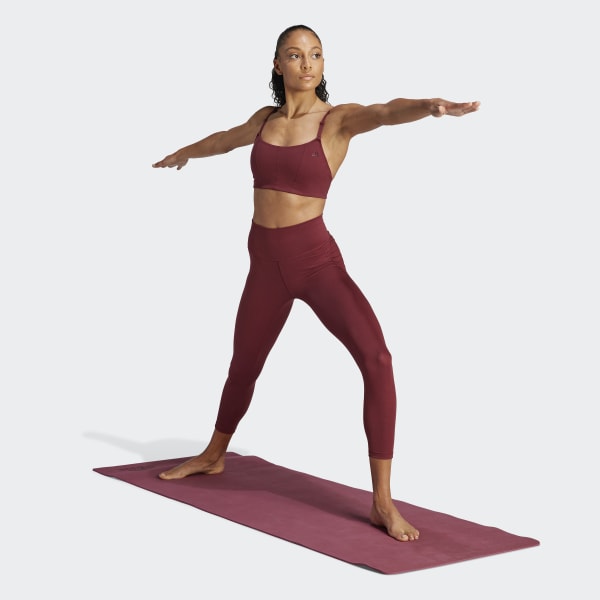 adidas Yoga Studio Light-Support Bra - Red