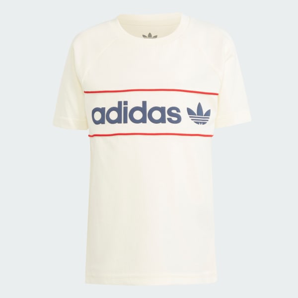 Beige adidas NY Short Tee Set