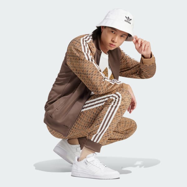 Adidas chaqueta superstar marron on sale