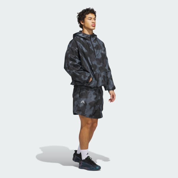 Cinza Shorts Estampado Camo Anthony Edwards