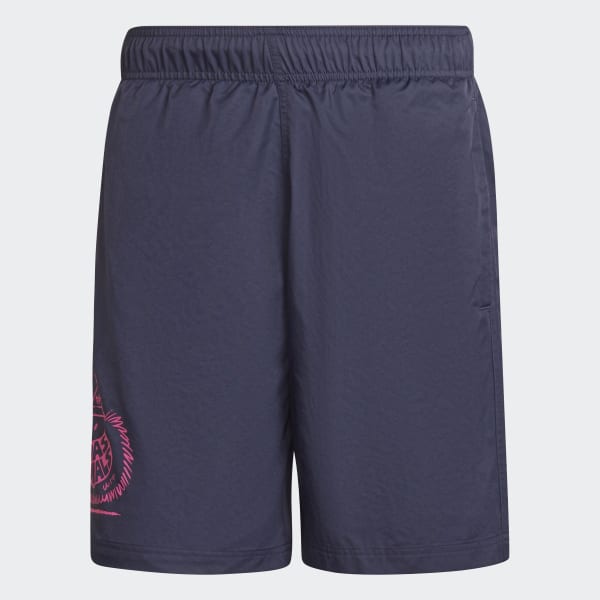 blauw adidas Originals x Kevin Lyons Zwemshort TW872