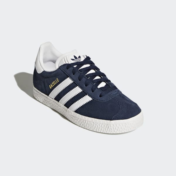 Kids Gazelle Navy Blue and Cloud White 