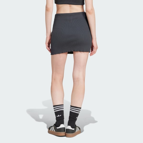 Grijs Rib Rok