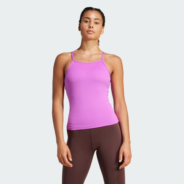 Mau-tim Áo Tank Top Yoga