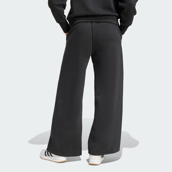 Black ALL SZN Fleece Loose Wide-Leg Pants