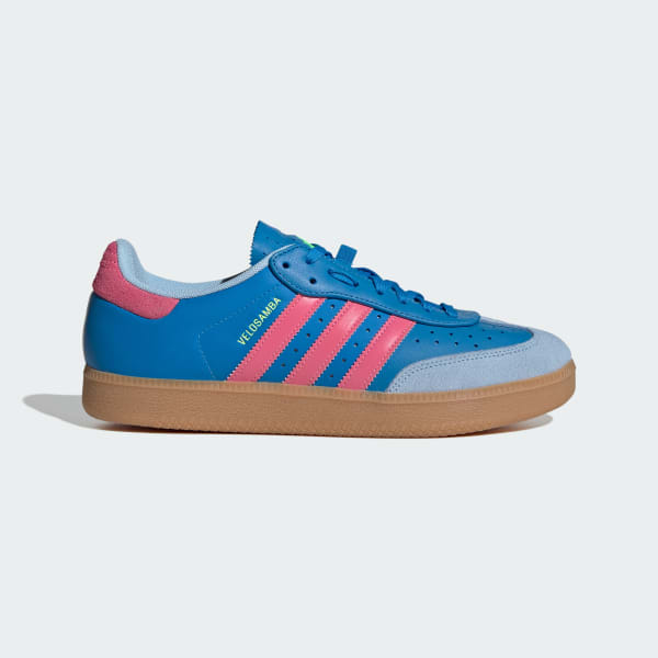 adidas Velosamba Leather Shoes - Black | Free Shipping with