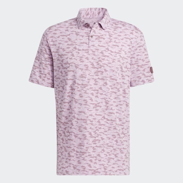 Burgundy Go-To Camo-Print Polo Shirt II959