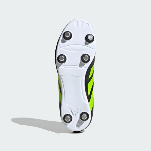 Nero Scarpe da rugby Junior Soft Ground Kids