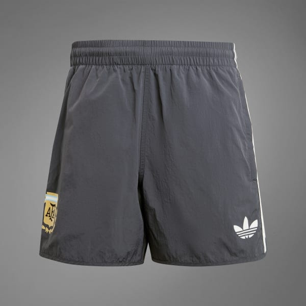 Adidas originals retro argentina football shorts in black outlet