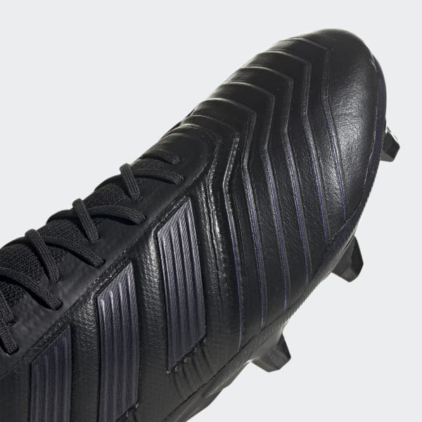 adidas predator 19.1 leather fg core black