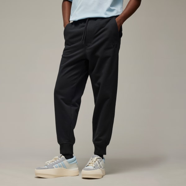 Black Y-3 French Terry Cuffed Joggers