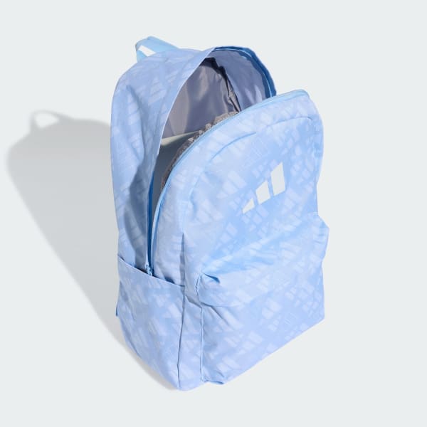 Azul Mochila Classic Monogram Graphic