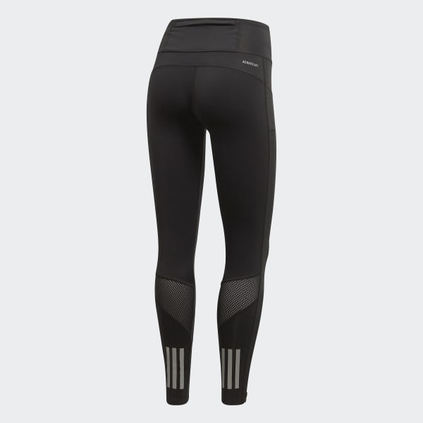 adidas Tights OWN THE RUN with mesh inserts in black
