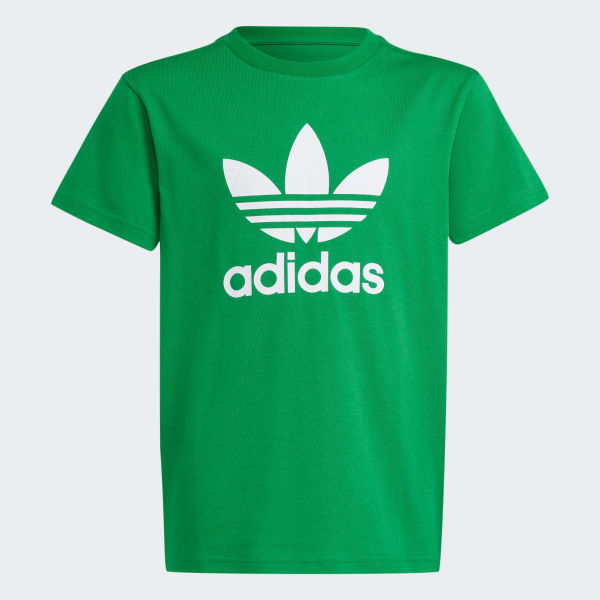 Groen Adicolor Trefoil T-shirt Kids