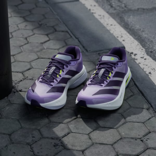 adidas Adizero Boston 13 Shoes - Purple | Free Shipping with
