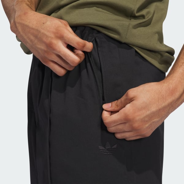 【SATIIIZ】Dan Pintuck LongWide Training Pants Men's Relaxed Fit Stretch Pant