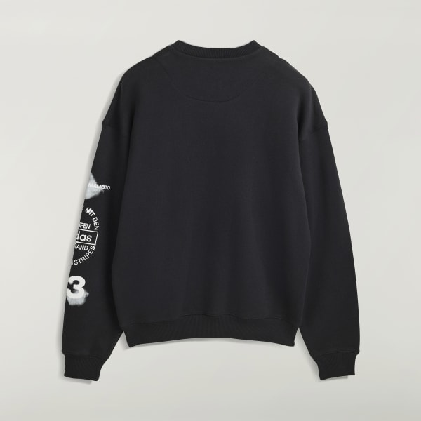 アディダス Y-3 Graphic Crew Sweater - ブラック | アディダス