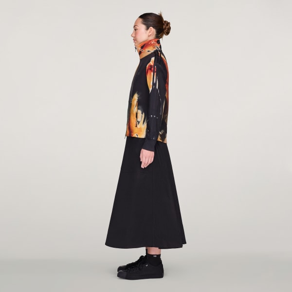 Czerń Bluza dresowa Y-3 AOP 3-Stripes