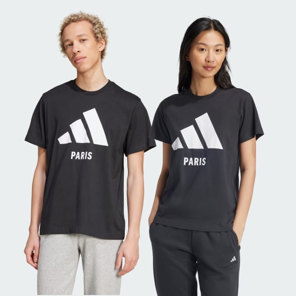 Negro Camiseta Paris