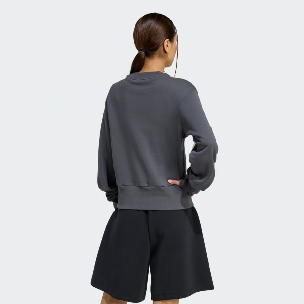 Gris Sudadera regular de felpa francesa ALL SZN