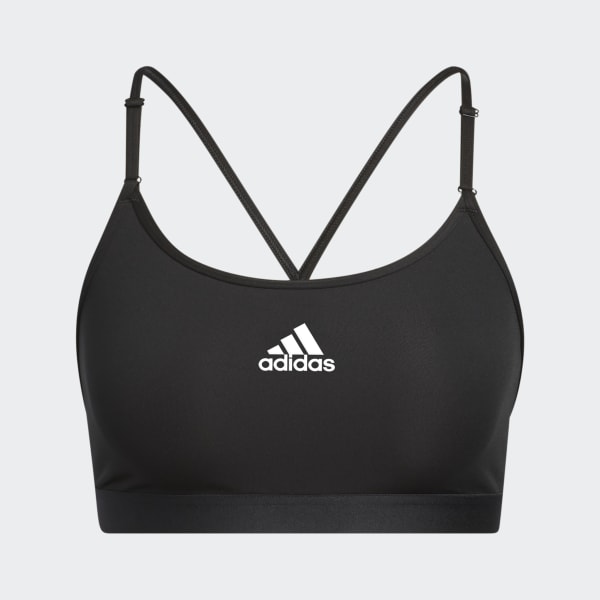 Siyah Aeroreact Training Light-Support Sporcu Sütyeni DM440