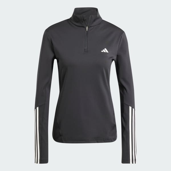 Svart Hyperglam Training Quarter-Zip Träningsjacka