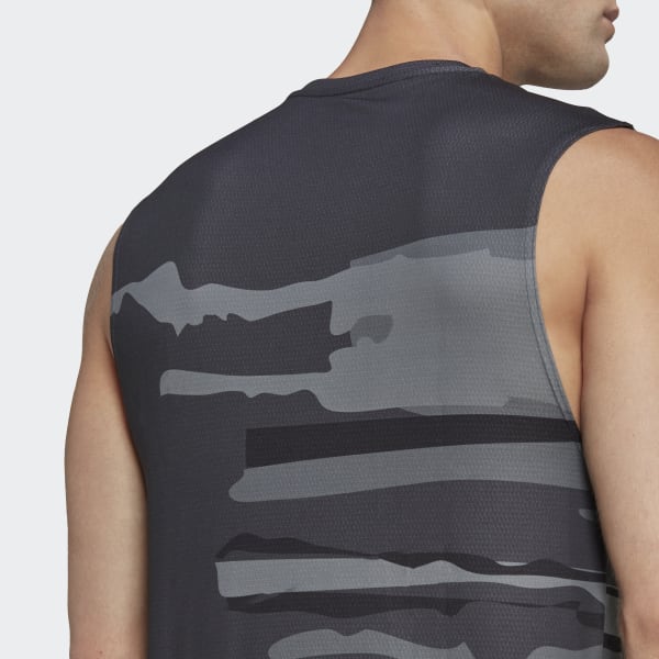 Grijs Tennis New York Mouwloos Shirt (Uniseks) I7803