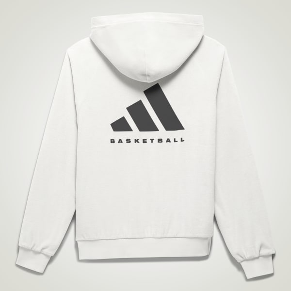 Blusa Moletom Capuz adidas Basketball Velour