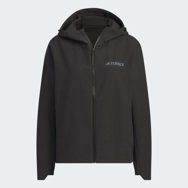 Czerń Brushed Soft Shell Jacket