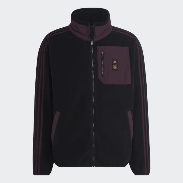 Black Germany Lifestyler Fleece Jacket L6046