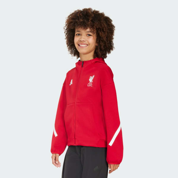 【最終価格】　adidas Liverpool FC ジャケット ジャージ　赤 adidas Men's Liverpool FC 2025-26 Red Home Prematch Full-Zip