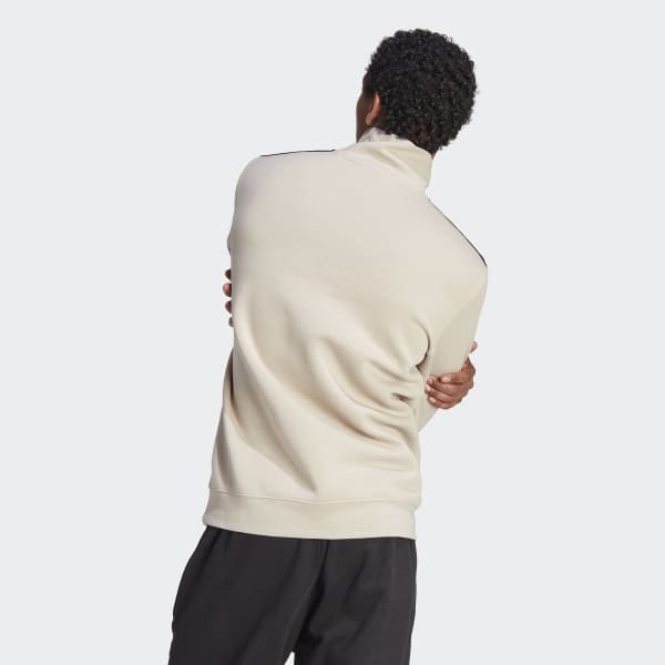 Adidas cozy half discount zip vapour steel