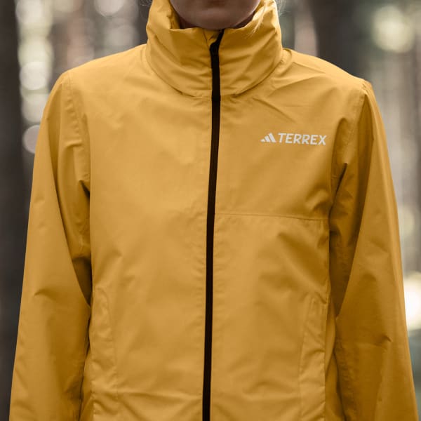adidas Terrex Multi RAIN.RDY 2-Layer Rain Jacket - Yellow | adidas Türkiye