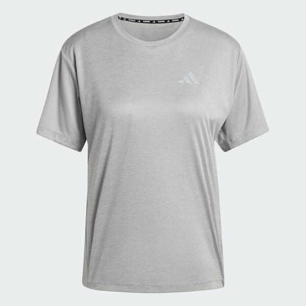 Gris Remera de Running adi365 Essentials
