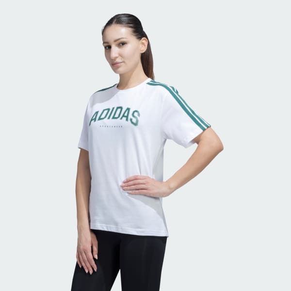 White W L SOFTS TEE