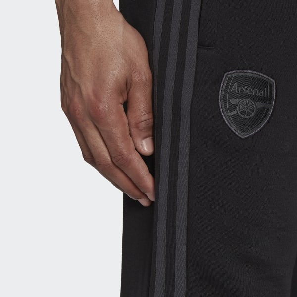 cerná Sportovní kalhoty Arsenal DNA 3-Stripes MKL64