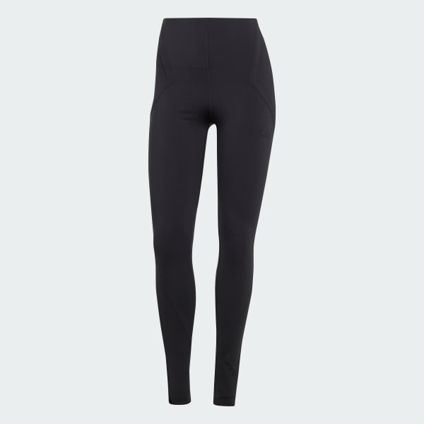 Negro Mallas Optime Best of adidas Largo Completo y Corte Muy Alto