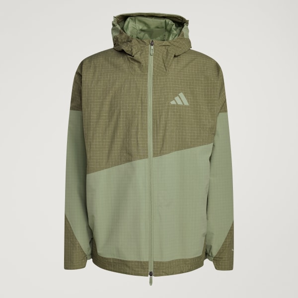 Πράσινο Terrex Xploric 2 Layer CLIMAPROOF Jacket