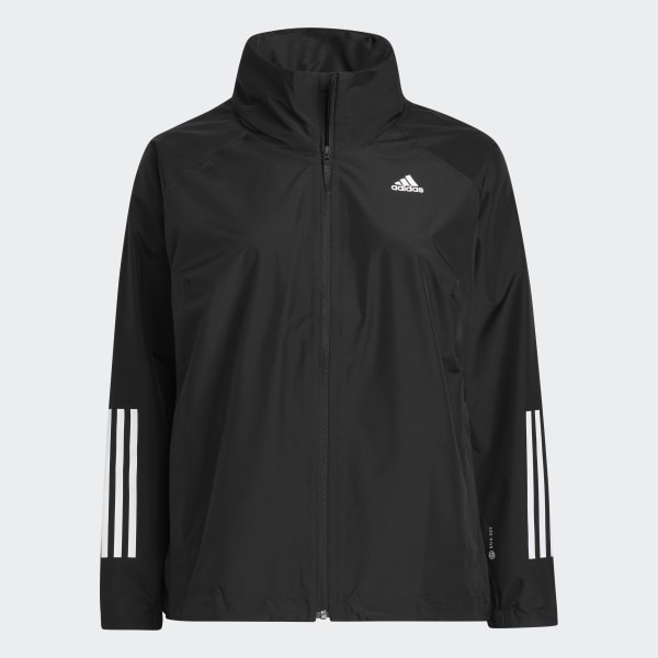 Adidas Bsc 3s Adidas Wind Ready BSC 3-Stripes Jacket (Plus Size)